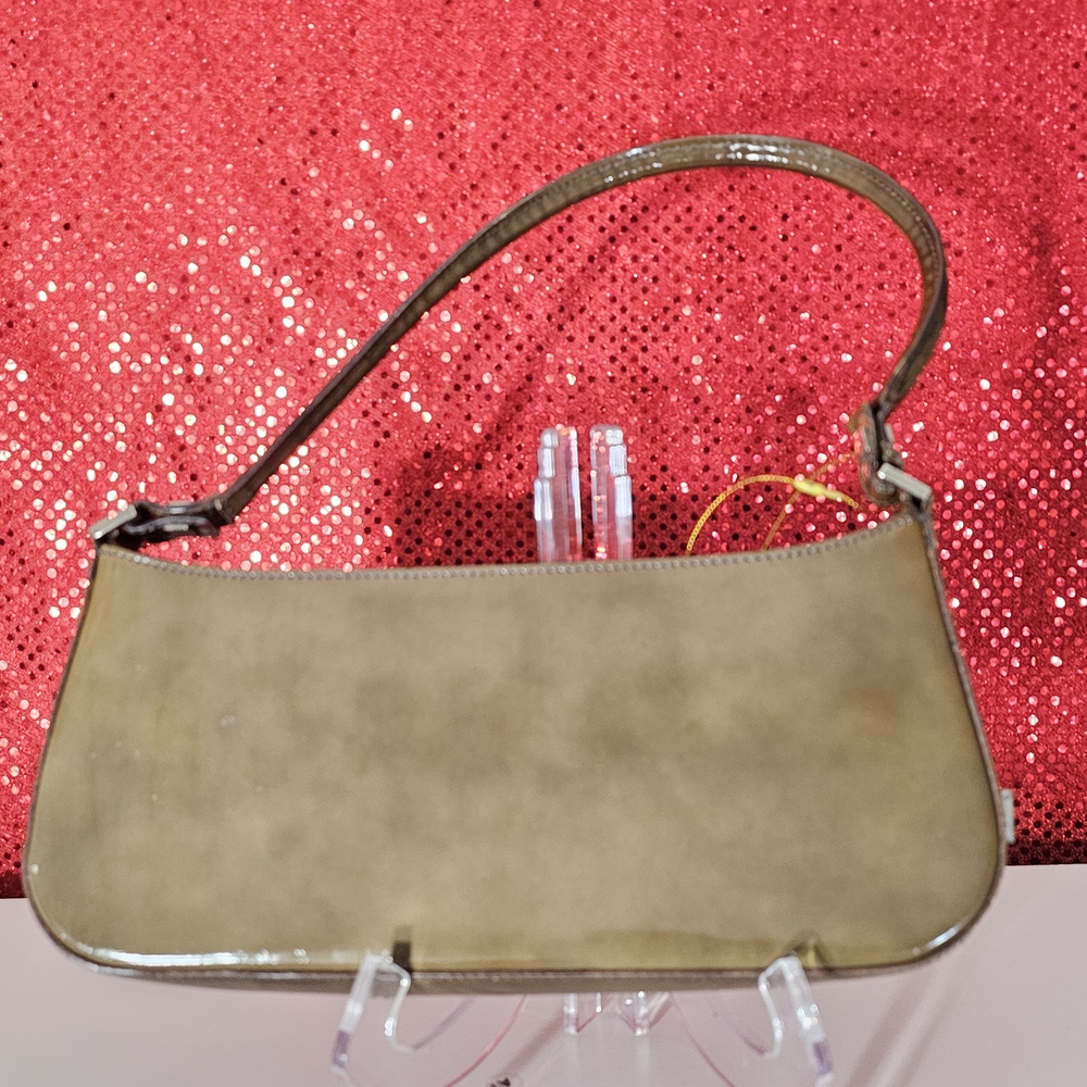 Salvatore Ferragamo Tan Suede Shoulder Bag